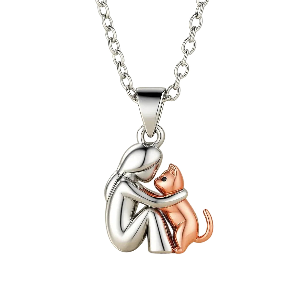 Beth™ - Collar con colgante en forma de gato