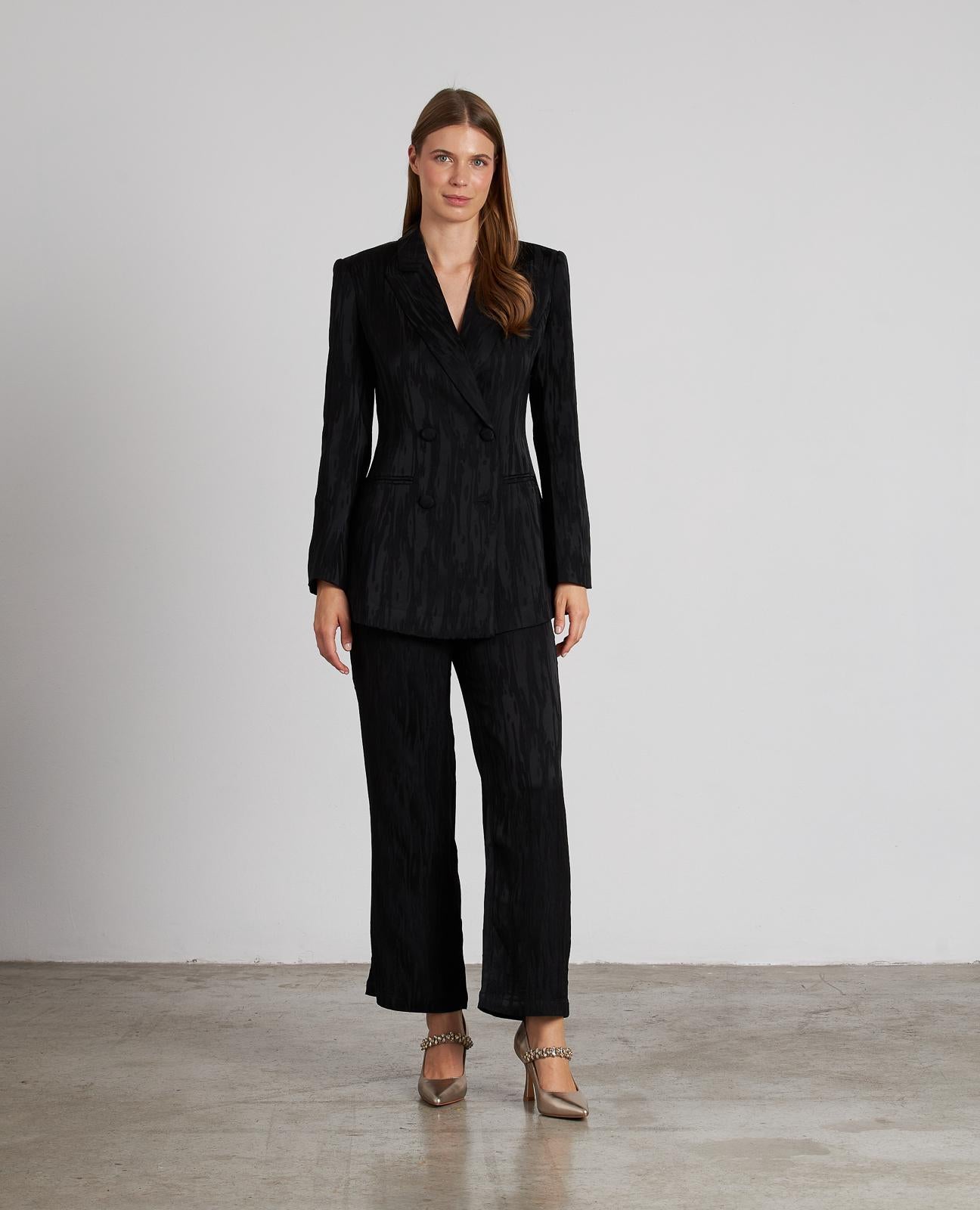 PANTALÓN RECTO TEXTURA