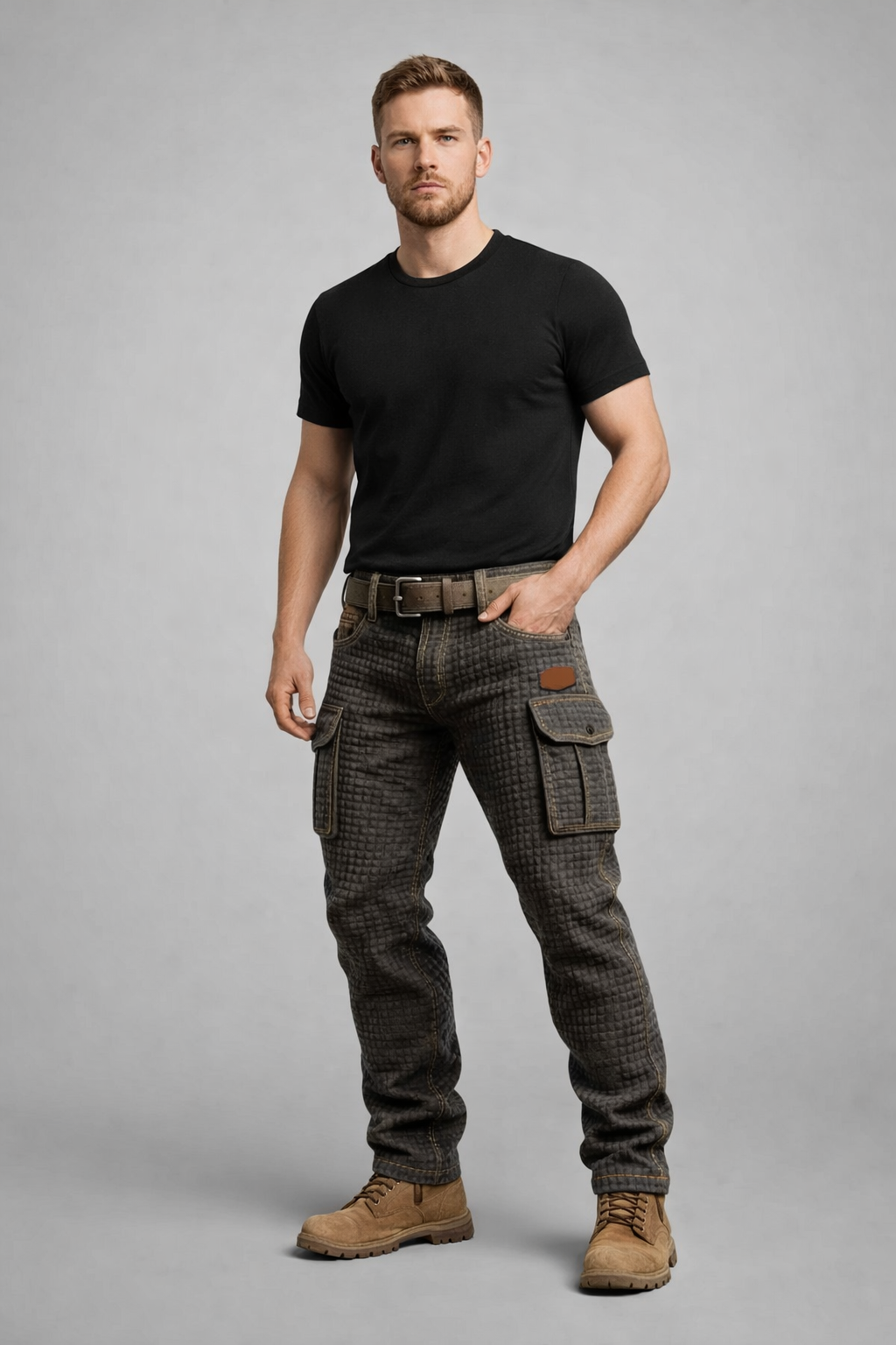 ENZO - PANTALONES CARGO REFORZADOS