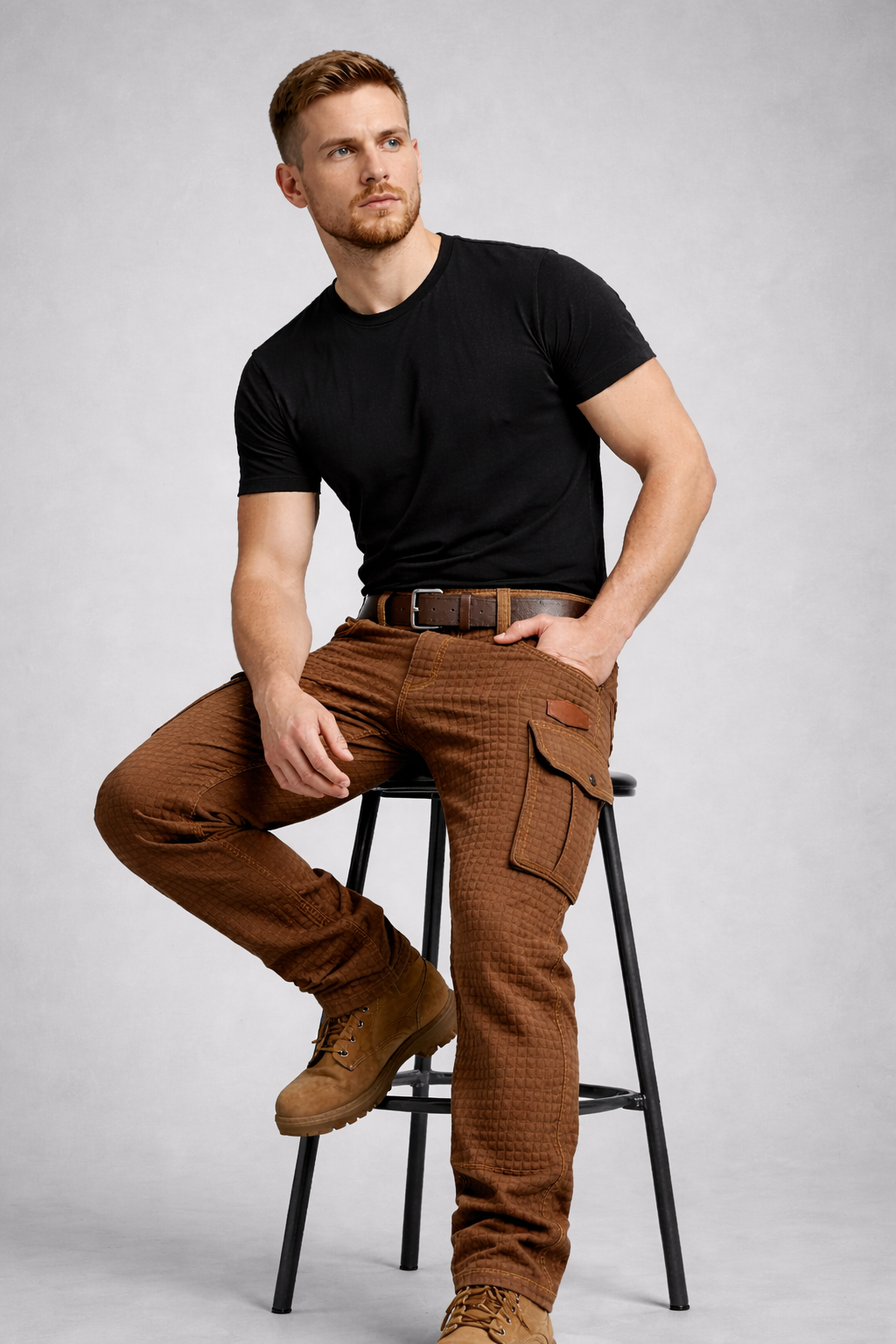 ENZO - PANTALONES CARGO REFORZADOS