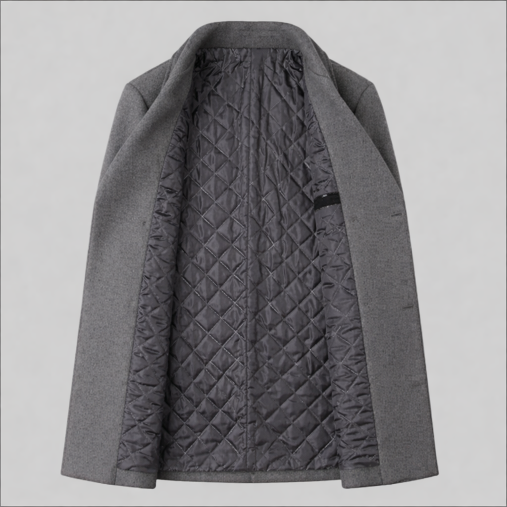 Silvan | Abrigo Doble Pecho Elegante en Lana Premium