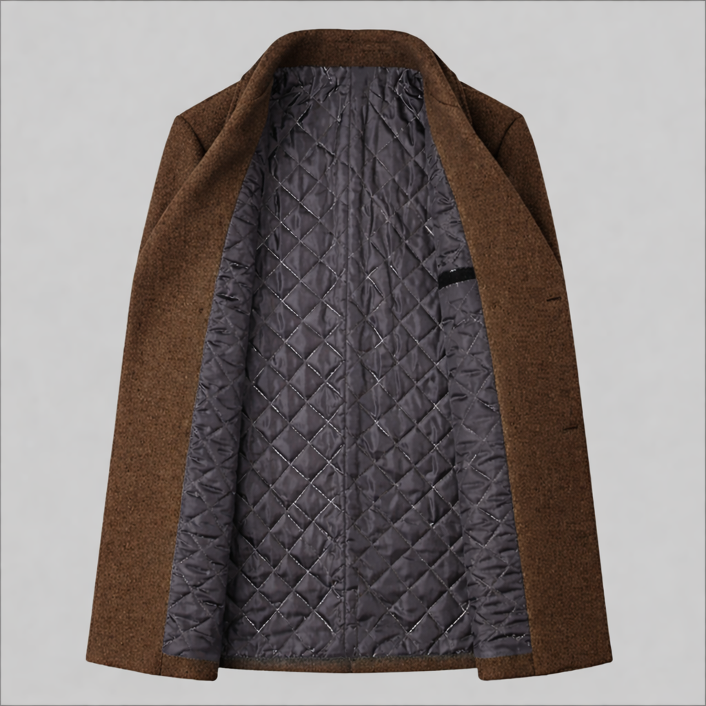 Silvan | Abrigo Doble Pecho Elegante en Lana Premium