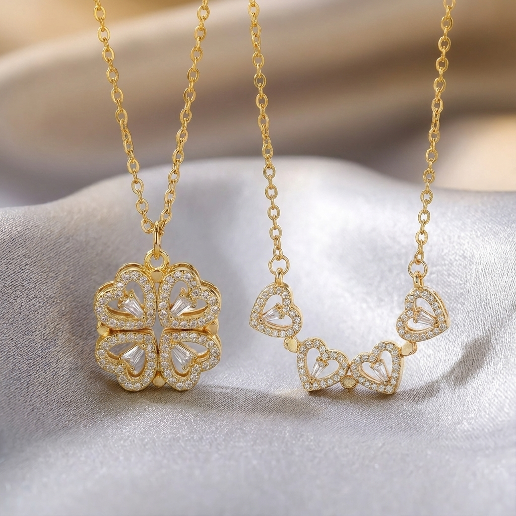 LUMINA™ - COLLAR «Dual Charme» AMOR Y FORTUNA