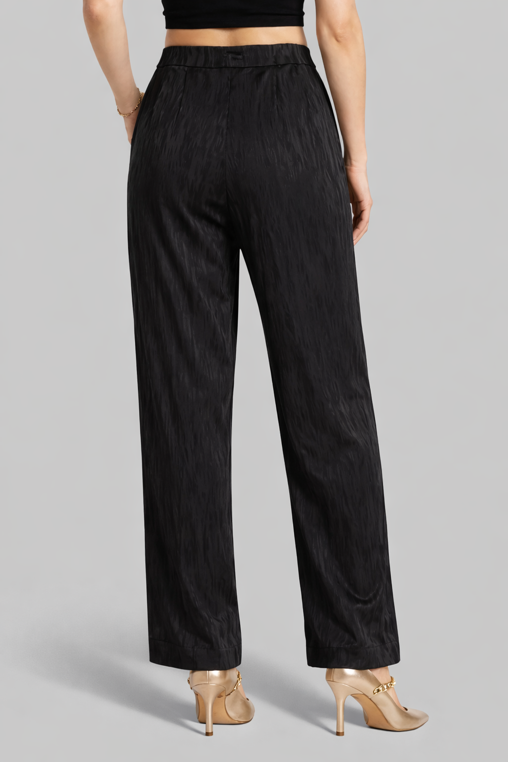 PANTALÓN RECTO TEXTURA