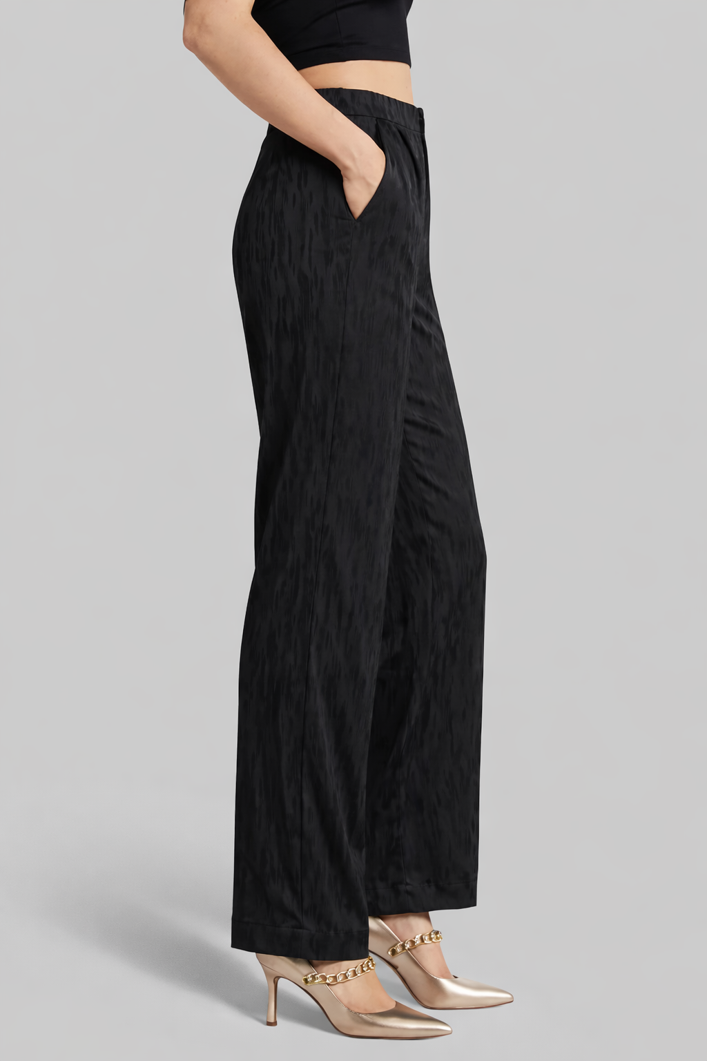 PANTALÓN RECTO TEXTURA